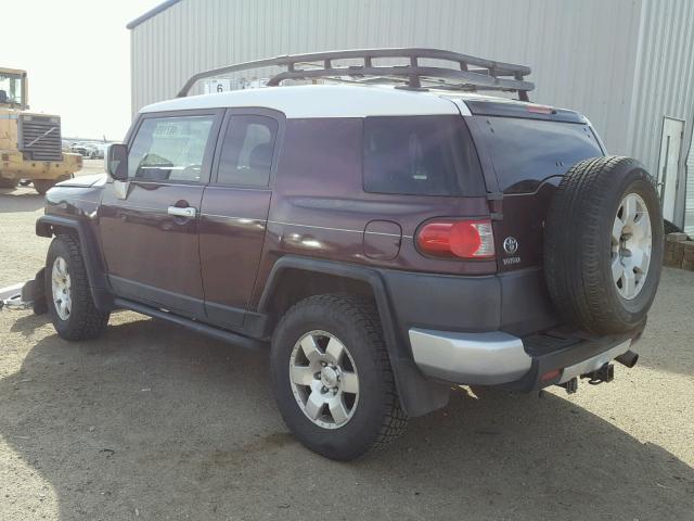 JTEBU11F770015820 - 2007 TOYOTA FJ CRUISER BLACK photo 3