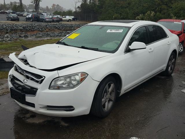 1G1ZC5E12BF379251 - 2011 CHEVROLET MALIBU 1LT WHITE photo 2