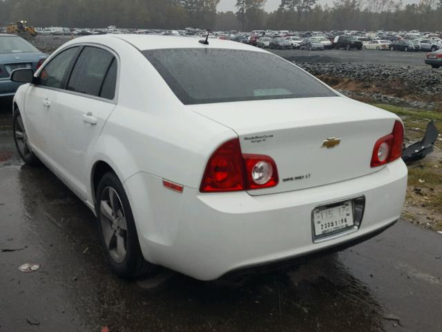 1G1ZC5E12BF379251 - 2011 CHEVROLET MALIBU 1LT WHITE photo 3