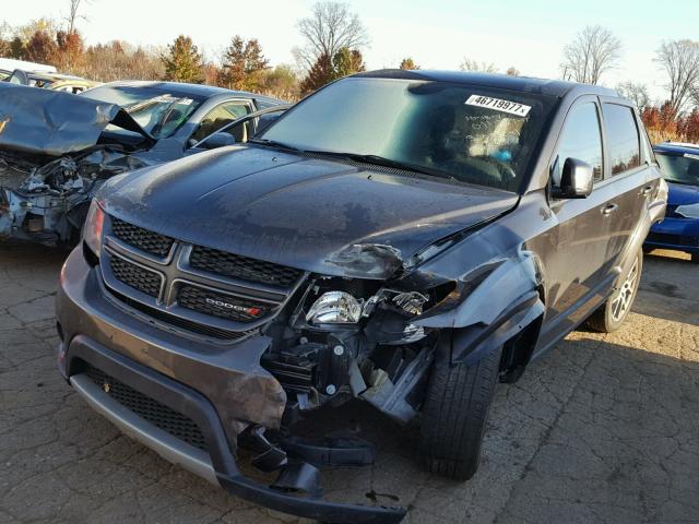 3C4PDCEG5HT602191 - 2017 DODGE JOURNEY GT GRAY photo 2