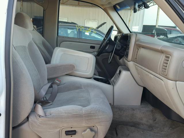 1GNEC13TX1R184263 - 2001 CHEVROLET TAHOE C150 WHITE photo 5