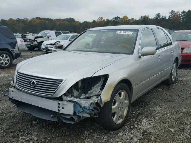 JTHBN36F840146187 - 2004 LEXUS LS 430 SILVER photo 2