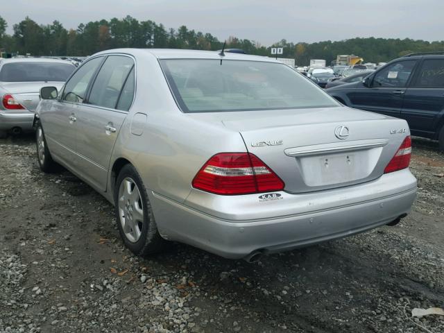 JTHBN36F840146187 - 2004 LEXUS LS 430 SILVER photo 3