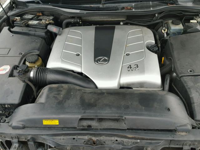 JTHBN36F840146187 - 2004 LEXUS LS 430 SILVER photo 7