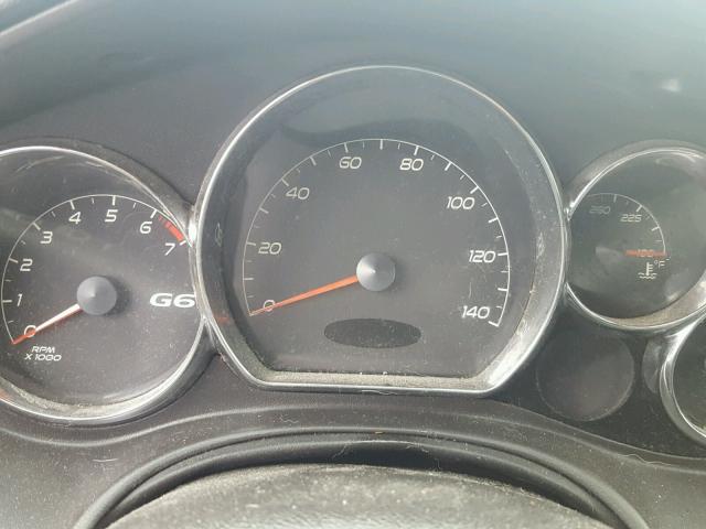 1G2ZG58N774253601 - 2007 PONTIAC G6 BASE BLUE photo 8