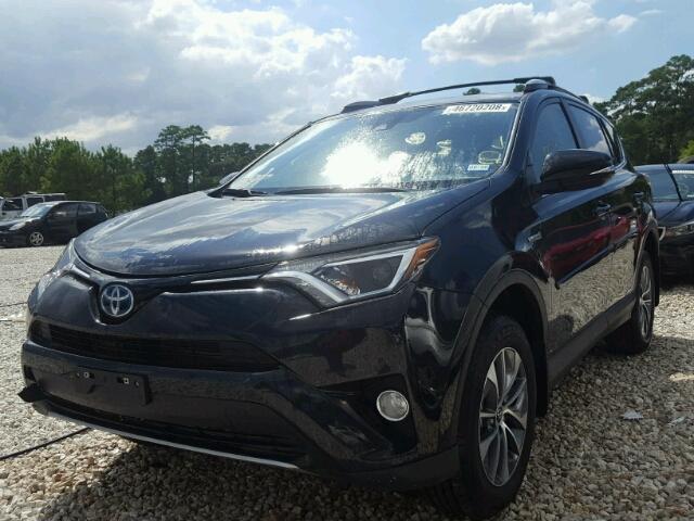 JTMRJREV7JD217357 - 2018 TOYOTA RAV4 HV LE BLACK photo 2