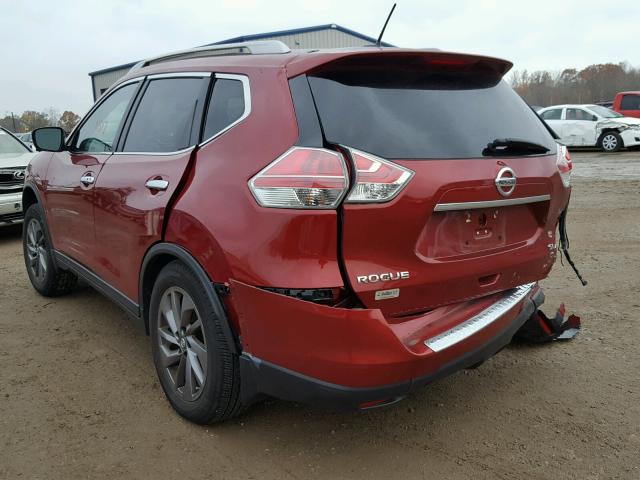 5N1AT2MV7GC765515 - 2016 NISSAN ROGUE S RED photo 3