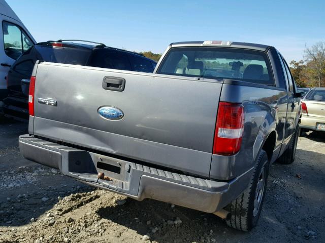 1FTRF122X7NA16147 - 2007 FORD F150 GRAY photo 4