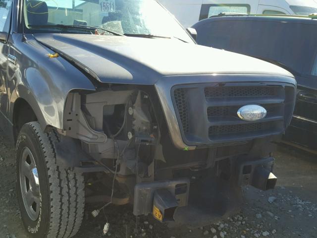 1FTRF122X7NA16147 - 2007 FORD F150 GRAY photo 9