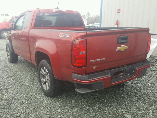 1GCHSCEA4F1104218 - 2015 CHEVROLET COLORADO RED photo 3