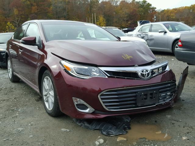 4T1BK1EB8DU030019 - 2013 TOYOTA AVALON BAS BURGUNDY photo 1