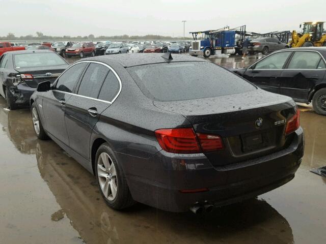 WBAXG5C50CDX04045 - 2012 BMW 528 I BLACK photo 3