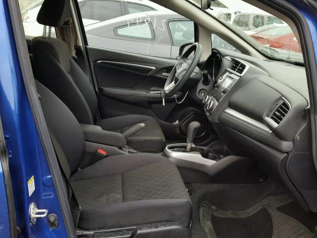 JHMGK5H55GX018919 - 2016 HONDA FIT LX BLUE photo 5