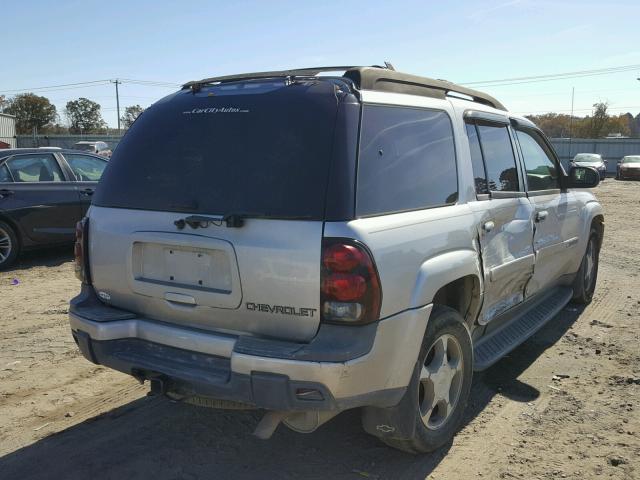 1GNET16S446153289 - 2004 CHEVROLET TRAILBLAZE SILVER photo 4