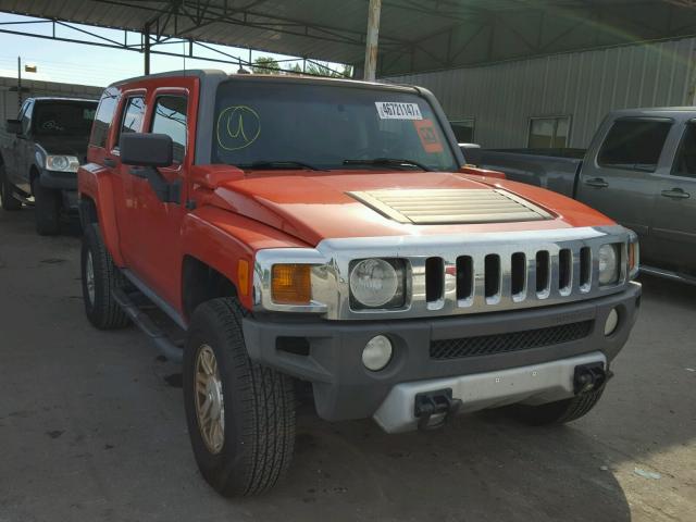 5GTEN13E688143979 - 2008 HUMMER H3 ORANGE photo 1