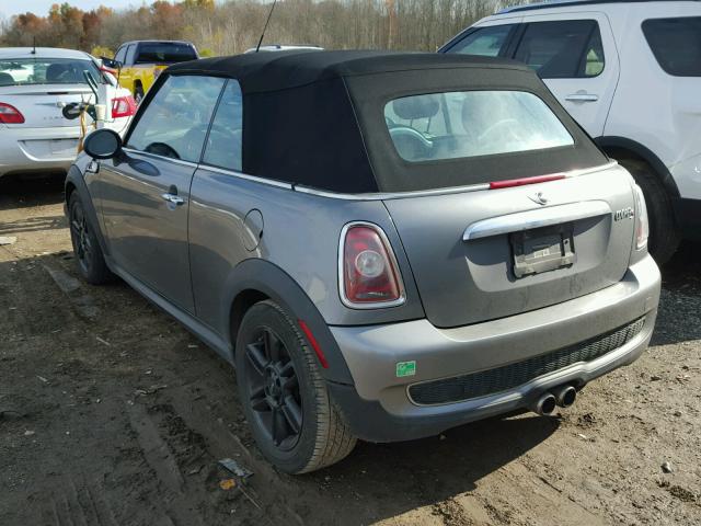 WMWMS33519TG89756 - 2009 MINI COOPER S GRAY photo 3