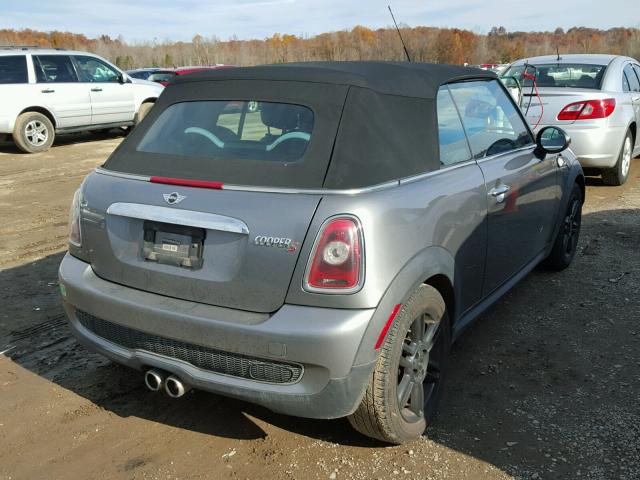 WMWMS33519TG89756 - 2009 MINI COOPER S GRAY photo 4