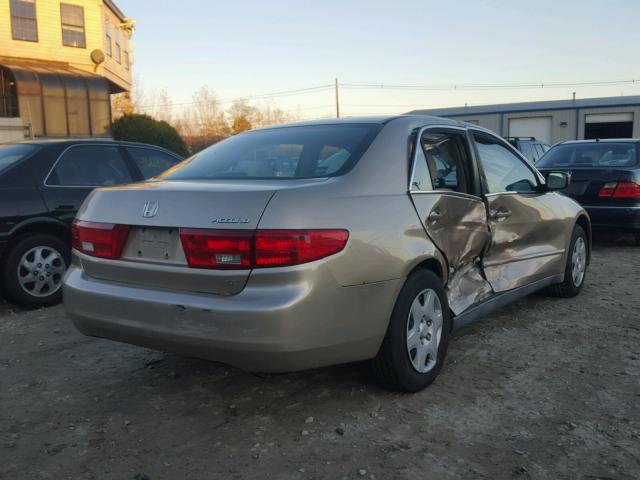 1HGCM564X5A108928 - 2005 HONDA ACCORD LX BEIGE photo 4