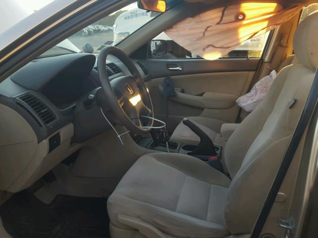 1HGCM564X5A108928 - 2005 HONDA ACCORD LX BEIGE photo 5