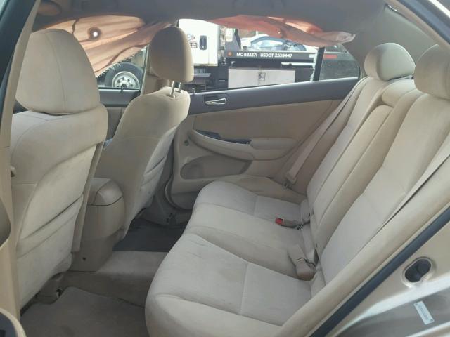 1HGCM564X5A108928 - 2005 HONDA ACCORD LX BEIGE photo 6