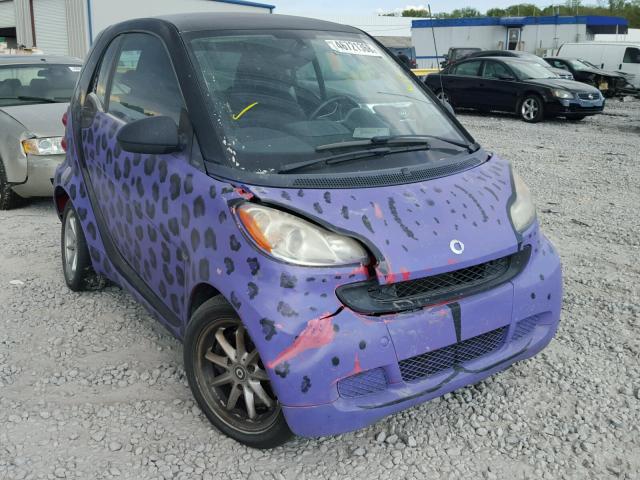 WMEEJ31X69K276251 - 2009 SMART FORTWO PUR PURPLE photo 1