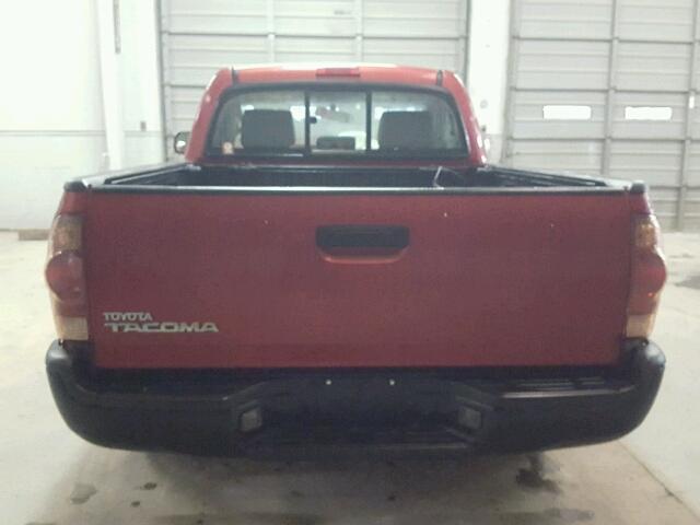 5TENX22NX5Z082607 - 2005 TOYOTA TACOMA RED photo 6