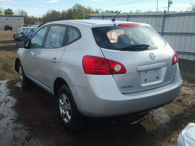 JN8AS58V99W183800 - 2009 NISSAN ROGUE S SILVER photo 3