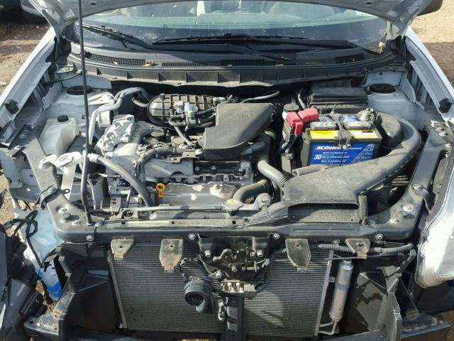 JN8AS58V99W183800 - 2009 NISSAN ROGUE S SILVER photo 7