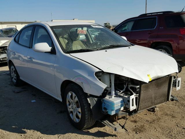 KMHDU4AD8AU964821 - 2010 HYUNDAI ELANTRA BL WHITE photo 1