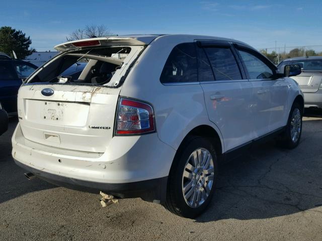 2FMDK39C28BA23490 - 2008 FORD EDGE LIMIT WHITE photo 4