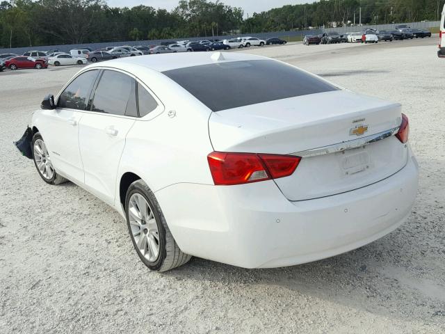 2G11Y5SL4E9206185 - 2014 CHEVROLET IMPALA LS WHITE photo 3