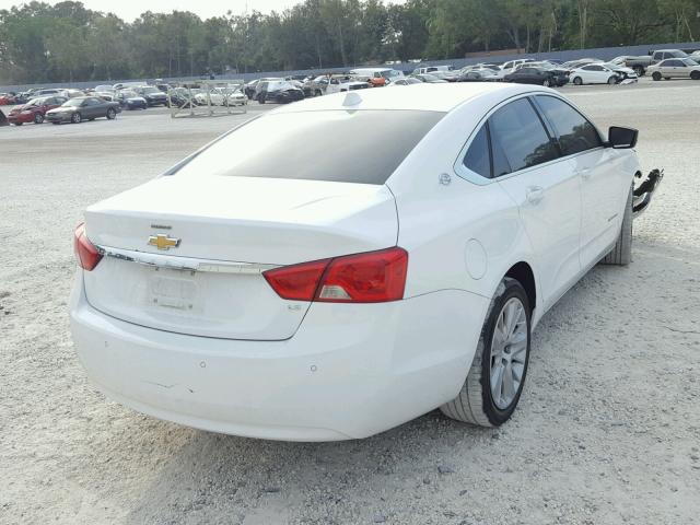 2G11Y5SL4E9206185 - 2014 CHEVROLET IMPALA LS WHITE photo 4