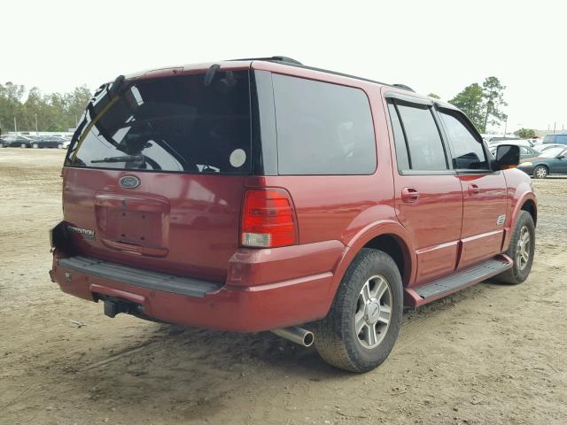 1FMFU17L64LB45564 - 2004 FORD EXPEDITION RED photo 4