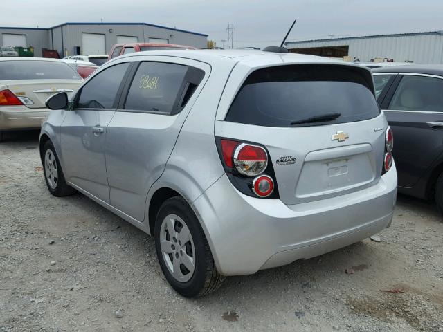 1G1JA6SH5F4174065 - 2015 CHEVROLET SONIC LS SILVER photo 3