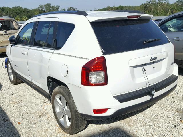 1J4NT1FA9BD170558 - 2011 JEEP COMPASS SP WHITE photo 3