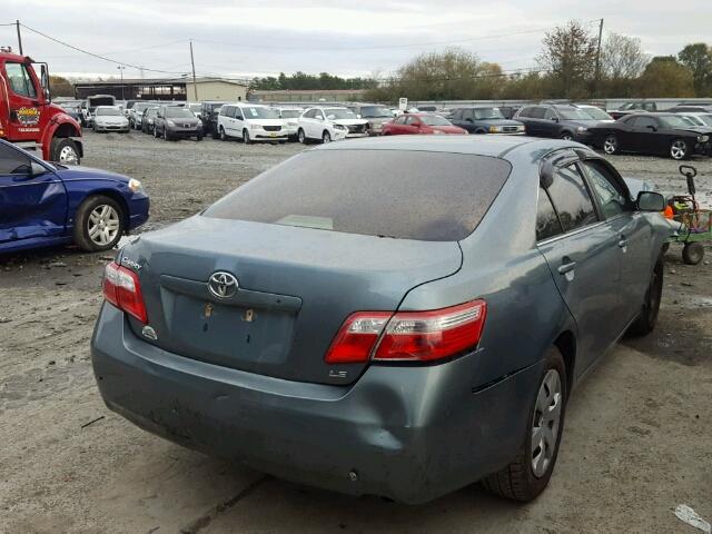 4T1BE46K49U892782 - 2009 TOYOTA CAMRY BASE GREEN photo 4