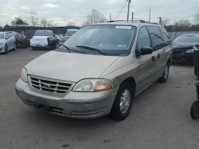 2FMZA5149YBC49941 - 2000 FORD WINDSTAR L GOLD photo 2