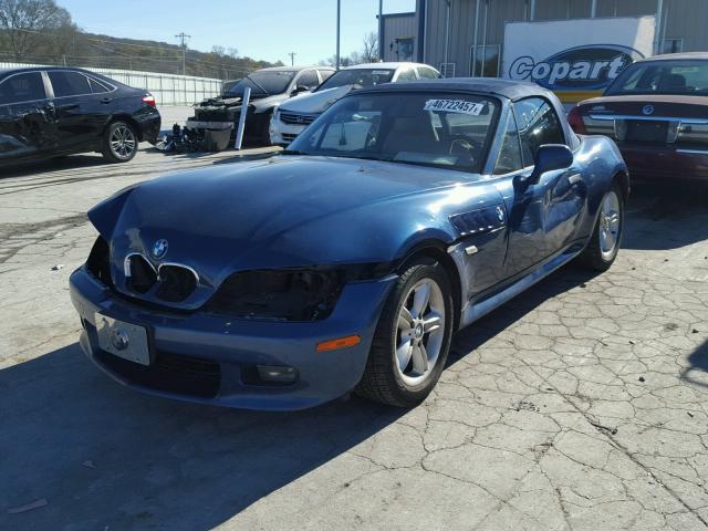 WBACH9349YLM92169 - 2000 BMW Z3 2.3 BLUE photo 2