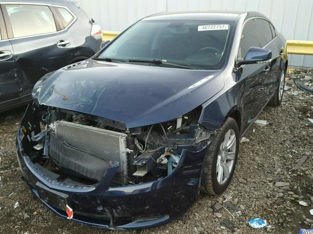 1G4GC5EG6AF126382 - 2010 BUICK LACROSSE C BLUE photo 2