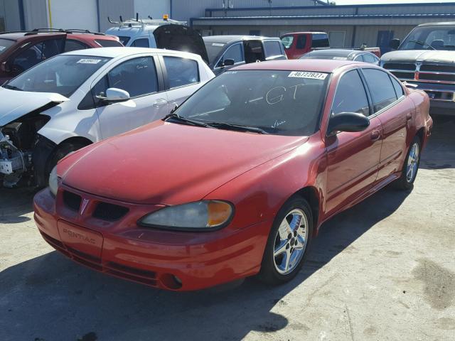 1G2NE52F04C128463 - 2004 PONTIAC GRAND AM S RED photo 2