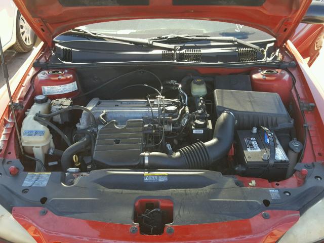 1G2NE52F04C128463 - 2004 PONTIAC GRAND AM S RED photo 7