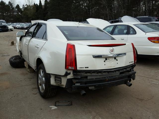 1G6DT57V190112054 - 2009 CADILLAC CTS HI FEA WHITE photo 3