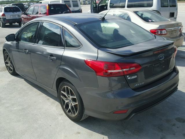 1FADP3F26GL400148 - 2016 FORD FOCUS SE GRAY photo 3