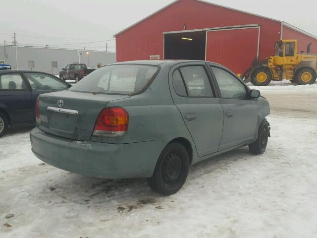 JTDBT123850400005 - 2005 TOYOTA ECHO GREEN photo 4