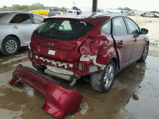 1FADP3K29EL248210 - 2014 FORD FOCUS SE RED photo 4