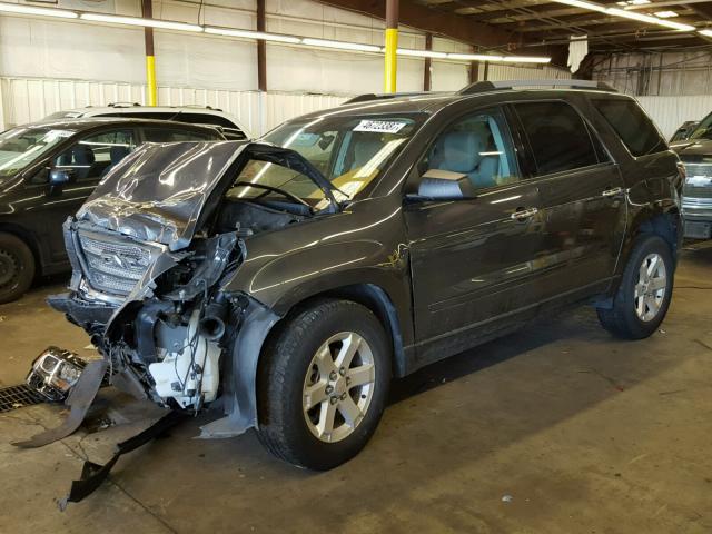 1GKKVPKD5DJ168207 - 2013 GMC ACADIA SLE GRAY photo 2