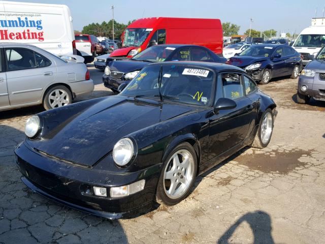 WP0AB2965LS452049 - 1990 PORSCHE 911 CARRER BLACK photo 2