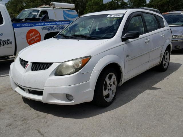 5Y2SL62833Z465524 - 2003 PONTIAC VIBE WHITE photo 2