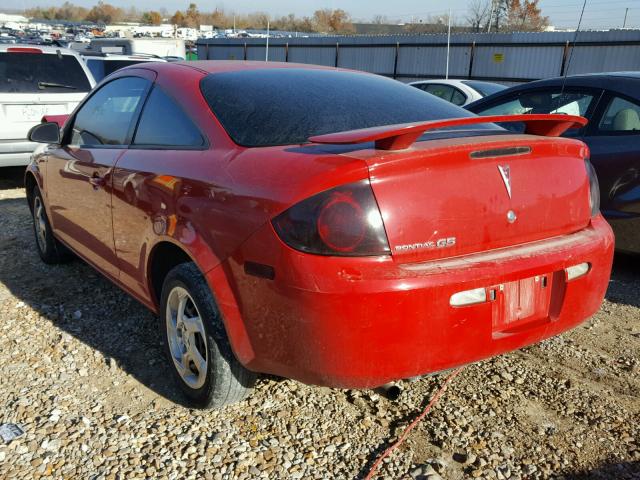 1G2AL15F577162727 - 2007 PONTIAC G5 RED photo 3