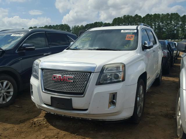 2GKFLYE34D6214087 - 2013 GMC TERRAIN DE WHITE photo 2